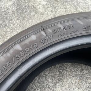 ヨコハマ ADVAN A052 265/35R18 まだまだ使える中古 2本 ①の画像4