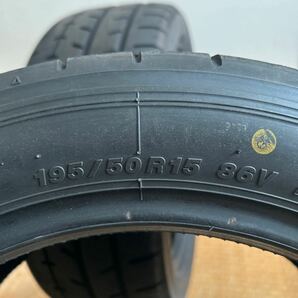 新品同様 ヨコハマ アドバン ADVAN A052 195/50R15 2本 セット ハイグリップ タイヤの画像4