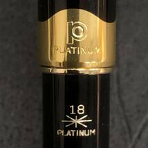 未使用 万年筆 PLATINUM プラチナ ペン先 18K 細軟 ゴールド 昭和レトロ 文房具 筆記具_画像4