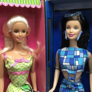 当時物 未使用 2体 バンダイ 海外 輸入品 MATTEL フルーツスタイル Barbie HIP 2 BE SQUARE バービー 人形 マテルの画像2