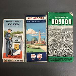 貴重 当時物 1960年頃 アメリカ ESSO エッソ 古地図 トラベル ガイドブック 旅行ガイド パンフレット USA ロードマップ TT-8の画像6