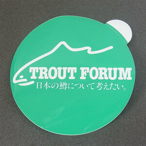 トラウトフォーラム ステッカー 正規品／廃盤 未使用品 TroutForum Sticker シール