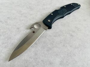 正規品　SPYDERCO スパイダルコ エンデューラ　ウェーブ　wave VG-10 フォールディングナイフ　ブラック　フォルダー　エマーソン　ツナミ