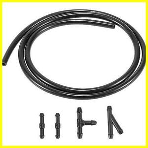 1M washer liquid hose .4 piece. connector front glass washer jet nozzle hose tube kit 