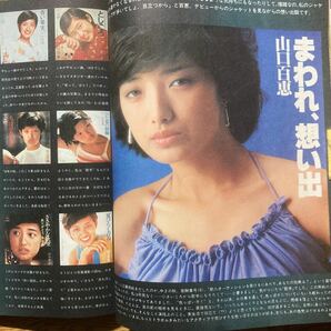 明星1978年11月号 矢沢永吉 ツイスト 原田真二 西城秀樹 山口百恵 石野真子 榊原郁恵 レイジー 渡辺真知子 高田みづえ 中原理恵の画像8