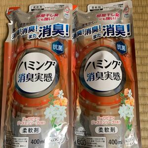 ハミング消臭実感 ヨーロピアンジャスミンソープの香り 柔軟剤 詰替用 400ml