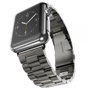 Apple Watch バンド 49ｍｍ 45mm 44mm 42mm アップルウォッチ ベルト 49ミリ 45ミリ 44ミリ 42ミリ 金属 ステンレス ベルト 時計 バンド 黒の画像1