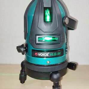 VOICE レーザー墨出し器 VLG-5X 5ライングリーンレーザー 美品の画像2