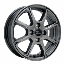 送料無料 155/70R13 新品タイヤホイールセット 13x4.0 +45 100x4 MINERVA ミネルバ 209 4本セット_画像3