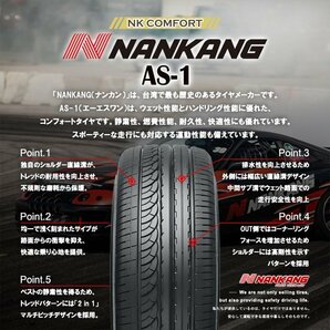 ●新品 165/55R15 4本セット NANKANG ナンカン AS-1の画像4