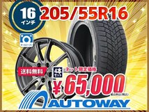 送料無料 205/55R16 新品タイヤホイールセット DAVANTI ダヴァンティ ALLTOURA オールシーズン 4本セット_画像1