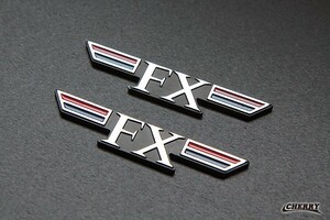 【425】FXサイドカバーエンブレム 2枚セット Z400FX用