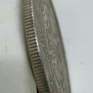 一圓 大日本明治七年、二十一年、三十九年 銀貨 硬貨   k3112の画像8
