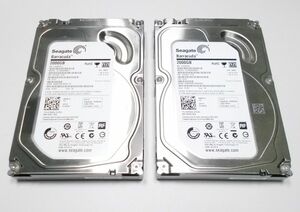 SEAGATE　ST2000DM001　2TB SATA600 7200rpm 3.5インチHDD　2台セット　動作品　送料無料