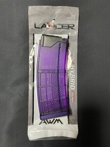 新品 実物 ランサー マガジン 紫 LANCER L5AWM 30 MAGAZINE Translucunt Purple M16 M4 HK416 30連 5.56x45mm 30rd Mag トレポン PTW 004