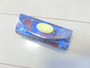  lip case Thai silk .. illustration blue group mirror attaching 