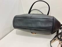 ◆【美品】COACH コーチ　2way ショルダーバッグ トートバッグ ターンロック　レザー　ブラック_画像5