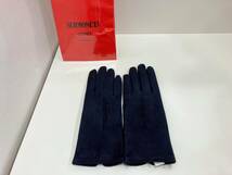 ◆ 【未使用】Sermoneta gloves 手袋 レザー 無地 レディース_画像1