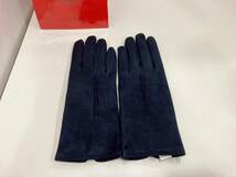 ◆ 【未使用】Sermoneta gloves 手袋 レザー 無地 レディース_画像2