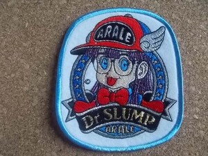 80s 当時物 アラレちゃん Dr.スランプ 鳥山あきら レトロ アニメ ビンテージ 刺繍 ワッペン フェルト ほよよ/昭和 パッチ エンブレム