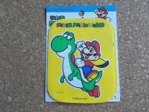 【2枚セット】90s スーパー マリオワールド『マリオ・ヨッシー』 任天堂 パッチ膝充て/ワッペン ファミコン ビンテージ スーファミ ゲーム