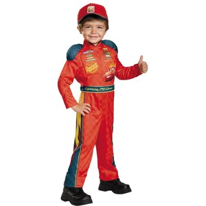 ライトニング・マックィーン　カーズ3　衣装、コスチューム　子供男性用　LIGHTNING MCQUEEN CLASSIC　コスプレ