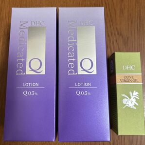 DHC 薬用Qローション 160ml ×2本 オリーブバージンオイル 10ml ×1本