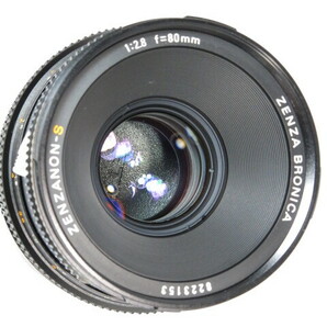 【 現状出品 】ZENZA BRONICA ZENZANON-S 80mmF2.8 SQ用 ブロニカ 管BR2766の画像2