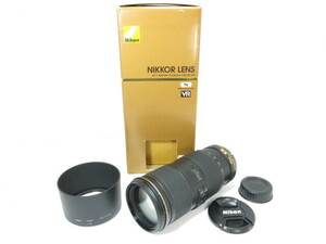 Nikon AF-S 70-200mm F4 G ED VR ナノクリスタル レンズ HB-60純正フード付 ニコン レンズ [管NI2656]