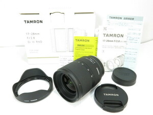 【 極上品 】TAMRON 17-28mm F2.8 Di III RXD A046 SONY Eマウント タムロン レンズ 付属元箱完備 [管TM2722]