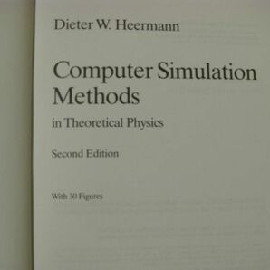 物理洋書 Computer simulation methods in theoretical physics 理論物理学におけるコンピュータシミュレーション手法 A43の画像3