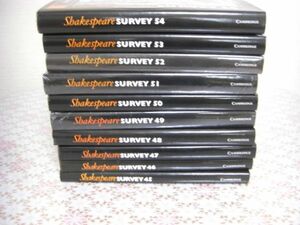 洋書 CAMBRIDGE Shakespeare survey 10冊 an annual survey of Shakespearian study & production シェイクスピア調査 B27