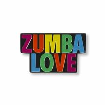 新品　ZUMBA ズンバ　Zumba Love Pin カラフル立体　ピンバッジ_画像1