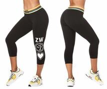 Zumba Next Level Capri Leggings (Bold Black) ズンバ　ロゴ　カプリレギンス　ブラック　黒_画像5