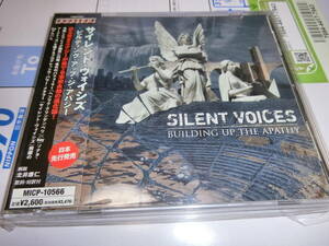 SILENT VOICES/BULDING UP THE APATHY 国内盤帯付きCD　盤面良好