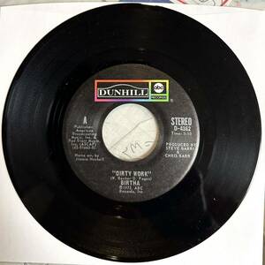 7' 輸入盤 BIRTHA オリジナル・シングル ('72年 Dunhill/ABC D-4362) 女性グループ。新品。