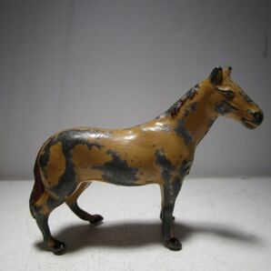 1930～40年代 ヴィンテージ 英国製 馬のオブジェ (Lead製) ジオラマ玩具/古玩具/ミニチュア玩具の画像1