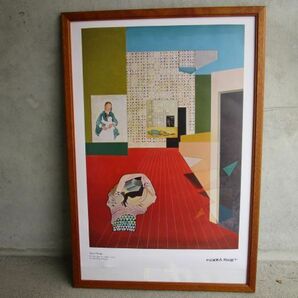 北欧 スウェーデン Jens Fange アートポスター 50×70 抽象画/コラージュアート/ウェグナー/アアルト/ホグラン/ダリの画像1
