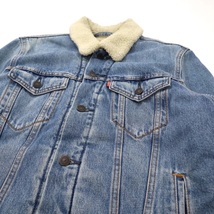 LEVI'S ボア トラッカージャケット デニムジャケット S ブルー_画像6