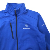 EDDIE BAUER フリースライニング トラックジャケット ジャージ XL ブルー ポリエステル DASH FULL-ZIP FLEECE JACKET EB242 未使用品_画像6