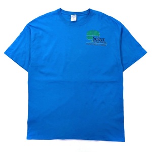 GILDAN ビッグサイズ プリントTシャツ XL ブルー コットン US企業ロゴ SELECT PHYSICAL THERAPY