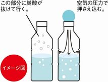 あおぞら(Aozora) 炭酸を維持するペットボトル用キャップソーダフレッシュ ピンク 2個セット 炭酸水 ペットボトル ワンタッ_画像3