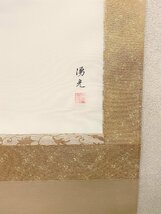 【三枝堂】新品　掛軸　「朱映飛鶴」　尺五立　　筆者：西森　湧光　　桐箱入り　☆送料は当社負担☆_画像3