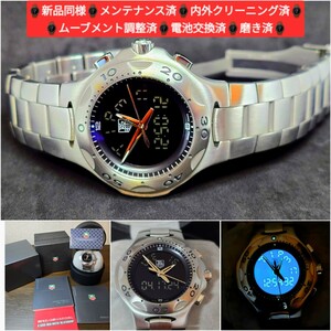 新品同様★TAG HEUER KIRIUM FORMULA 1★メンテナンス済★磨き済★内外クリーニング済★CL111A★タグホイヤー キリウム★クロノグラフ★GMT