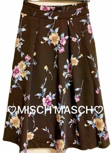 美品 フレアスカート スカート ミッシュマッシュ XS 花柄