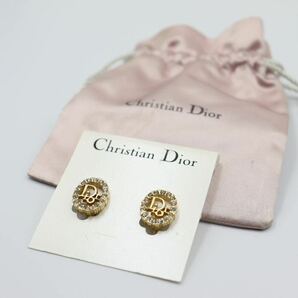 【美品】 1円 クリスチャンディオール イヤリング ヴィンテージ Dior アクセサリー レディース 付属品付きの画像1