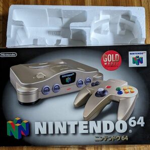 【空箱・説明書】のみ!任天堂 ゴールド Nintendo 64 ロクヨン ゲーム機　