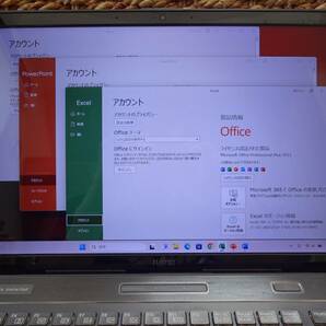 【MS Office2021＆SSD換装済み！】2018年モデルLIFEBOOK AH53/B3(FMVA53B3B) 第8世代Core i7 メモリ8GB SSD360GB Windows11認証済みの画像8