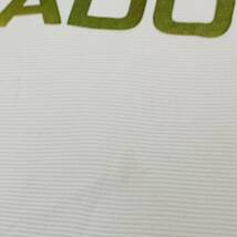 S3091 DIADORA ディアドラ メンズ スポーツウェア 半袖Tシャツ Mサイズ 薄手 丸首 前後プリント 万能 シンプル スポーティー USED 古着_画像8