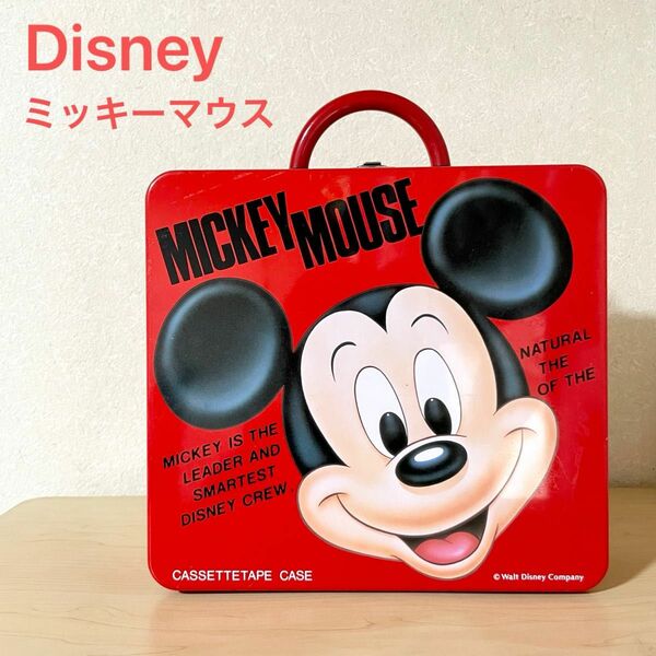 Disney ディズニー ミッキー カセットケース カセット収納